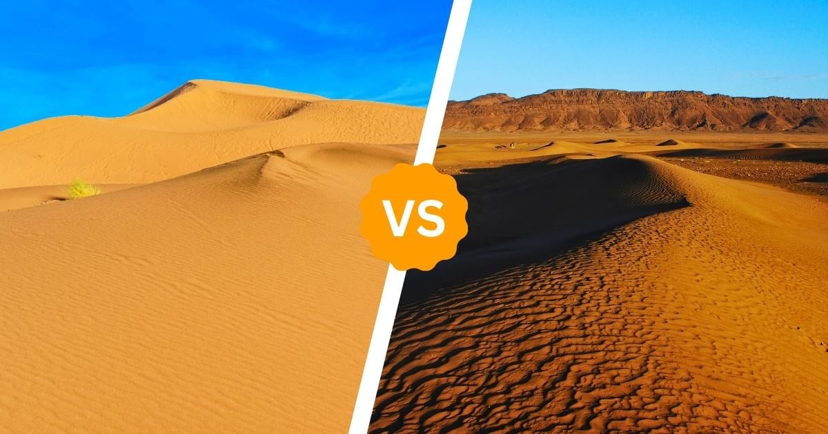 zagora versus merzouga desert